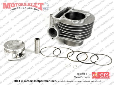 Ersi Motor Maxi Scooter YB150 T-2 Silindir Piston ve Sekman Seti