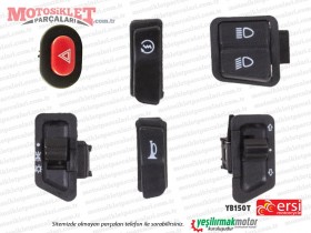 Ersi Motor YB150T-15 T-20 Düğme Takımı 6'lı