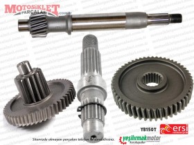 Ersi Motor YB150T-15 T-20 Şanzıman Aktarma Dişli Seti