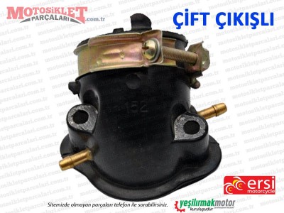 Ersi Motor YB150T-15 T-20 Karbüratör Manifoldu - ÇİFT ÇIKIŞLI