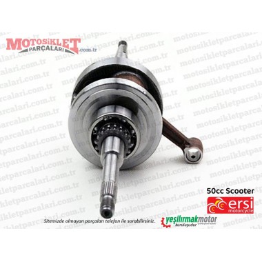 Ersimotor 50cc YB50QT-3 Scooter Krank Komple