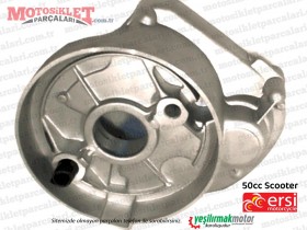 Ersimotor 50cc YB50QT-3 Scooter Motor Aktarma Kapağı Komple