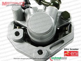 Ersimotor 50cc YB50QT-3 Scooter Ön Fren Alt Merkez, Kaliper Komple