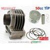 Ersimotor 50cc YB50QT-3 Scooter Silindir, Piston, Sekman Seti - 50CC