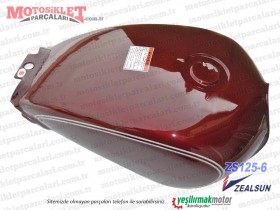 Falcon Comfort 150 Chopper Benzin Deposu - BORDO