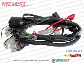 Falcon Comfort 150 Chopper Elektrik Tesisatı