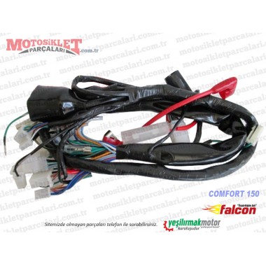 Falcon Comfort 150 Chopper Elektrik Tesisatı