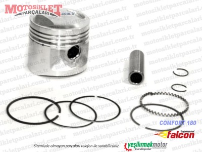 Falcon Comfort 180 Chopper Piston, Sekman Takımı - STD