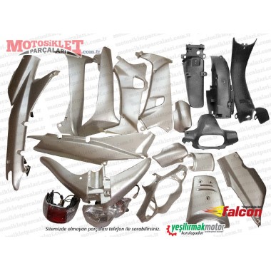 Falcon Magic 100 Cup Komple Kaporta Grenaj Seti - GRİ 