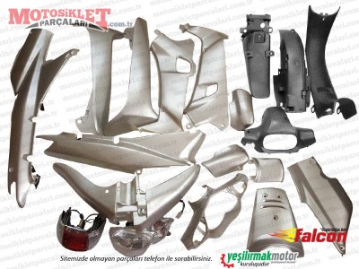 Falcon Magic 100 Cup Komple Kaporta Grenaj Seti - GRİ 