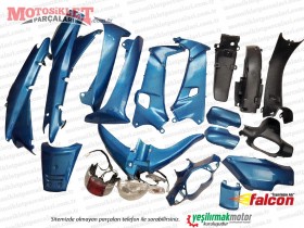 Falcon Magic 100 Cup Komple Kaporta Grenaj Seti - MAVİ 