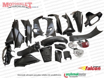 Falcon Magic 100 Cup Komple Kaporta Grenaj Seti - SİYAH 