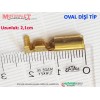 Kablo Ucu Soketi 5'li Takım - Oval Dişi Tip