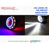 Motosiklet Lazer Led Çakar Sis Farı, Angel Far Ampulü Büyük Tip, Yüksek Işık (Nikelajlı)- Soğutuculu