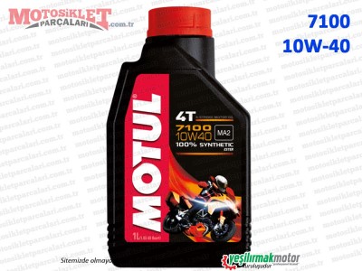 Motul 7100 10W-40 4T Motosiklet, Scooter, ATV Motor Yağı - 1 LT