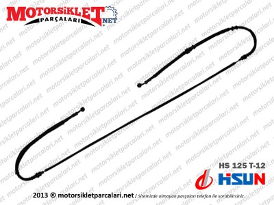 Hsun (Hisun) HS125T-12 Arka Fren Hidrolik Hortumu