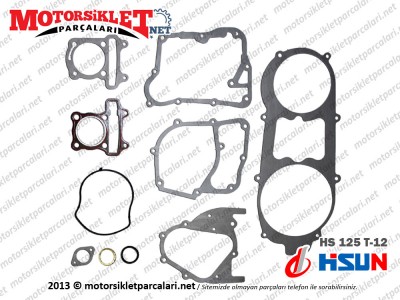 Hsun (Hisun) HS125T-12 Conta Takımı