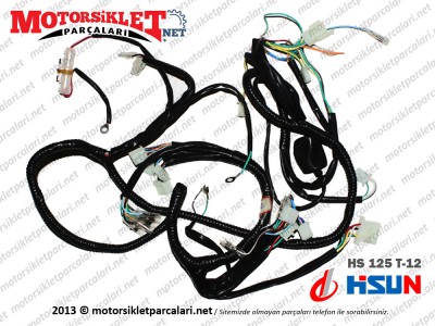 Hsun (Hisun) HS125T-12 Elektrik Tesisatı