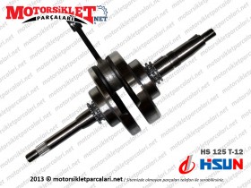 Hsun (Hisun) HS125T-12 Krank - Komple