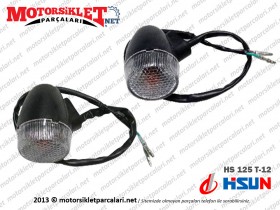 Hsun (Hisun) HS125T-12 Ön Sağ-Sol Sinyal Takımı