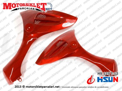 Hsun (Hisun) HS125T-12 Ön Panel Sağ-Sol Grenaj Takımı - KARIŞIK RENK