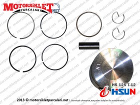 Hsun (Hisun) HS125T-12 Piston Sekman Takımı