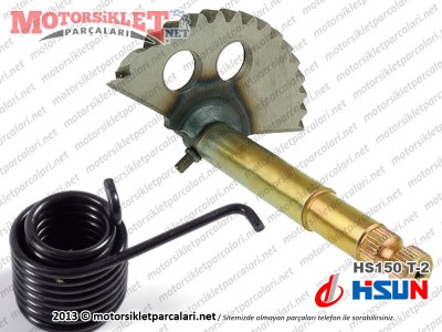 Hsun (Hisun) HS150 T-2 Marş Dişlisi, Yarım Ay - Komple