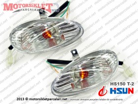 Hsun (Hisun) HS150 T-2 Ön Sağ-Sol Sinyal Takımı