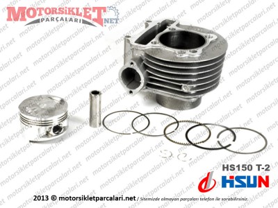 Hsun (Hisun) HS150 T-2 Silindir, Piston, Sekman Seti