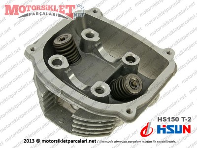 Hsun (Hisun) HS150 T-2 Silindir Üst Kapak - Komple, Dolu