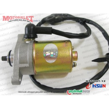 Hsun HS50QT-12 Scooter Marş Motoru Komple