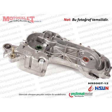 Hsun HS50QT-12 Scooter Motor Sol Krank Kutusu