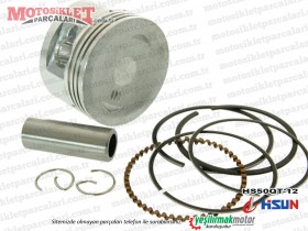 Hsun HS50QT-12 Scooter Piston Sekman Seti