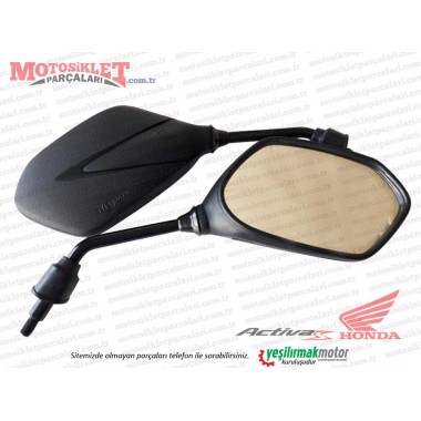 Honda Activa S 125cc Ayna Takımı-ORJİNAL TİP SİYAH