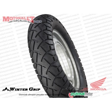 Honda Activa S 125cc Ön Dubleks Dış Lastik - 90/90-12 - Winter Grip Kışlık swallow