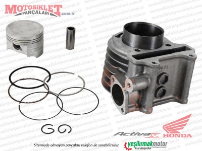 Honda Activa S 125cc Silindir, Piston ve Sekman Seti 