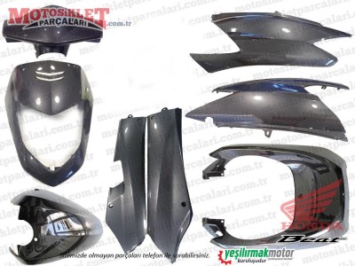 Honda Beat Komple Renkli Kaporta, Grenaj Takımı - Füme