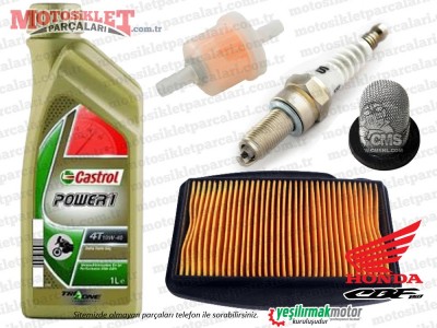 Honda CBF 150 Motor Bakım Seti, Yağ, Buji, Filtreler BUJİ NGK YAĞ MOTUL