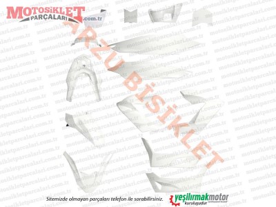 Honda PCX Kaporta Seti - BEYAZ (2021-2024)