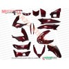Honda PCX Kaporta Seti - BORDO (2018-2020)