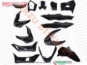 Honda PCX Kaporta Seti - SİYAH (2013-2017)