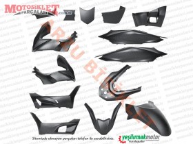 Honda PCX Kaporta Seti - SİYAH (2021-2024)