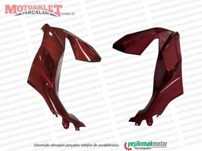 Honda PCX Ön Göğüs Sağ-Sol Takım BORDO (2021-2024)