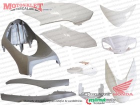 Honda Spacy Alpha 110 Komple Kaporta Grenaj Takımı - BEYAZ