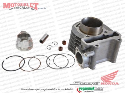 Honda Spacy Alpha 110 Silindir, Piston ve Sekman Seti - ORJİNAL