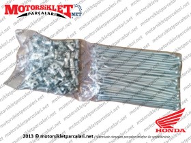 Honda Titan ES Arka Jant Teli - Nipelli (36 Adet)(160)mm