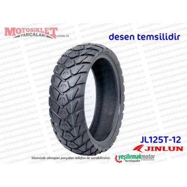 Jinlun JL 125T-12 Scooter Dış Lastik Dubleks (Tubeless) 130/60/13 Ön-Arka Uyumlu