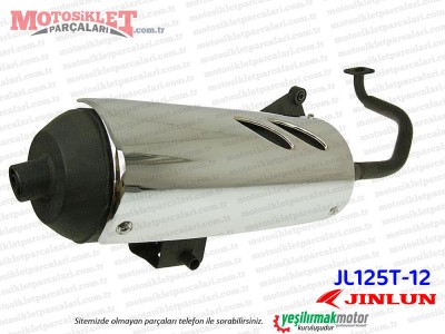 Jinlun JL 125T-12 Scooter Egzoz Komple