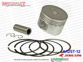 Jinlun JL 125T-12 Scooter Piston Segman Seti