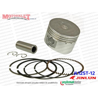 Jinlun JL 125T-12 Scooter Piston Segman Seti